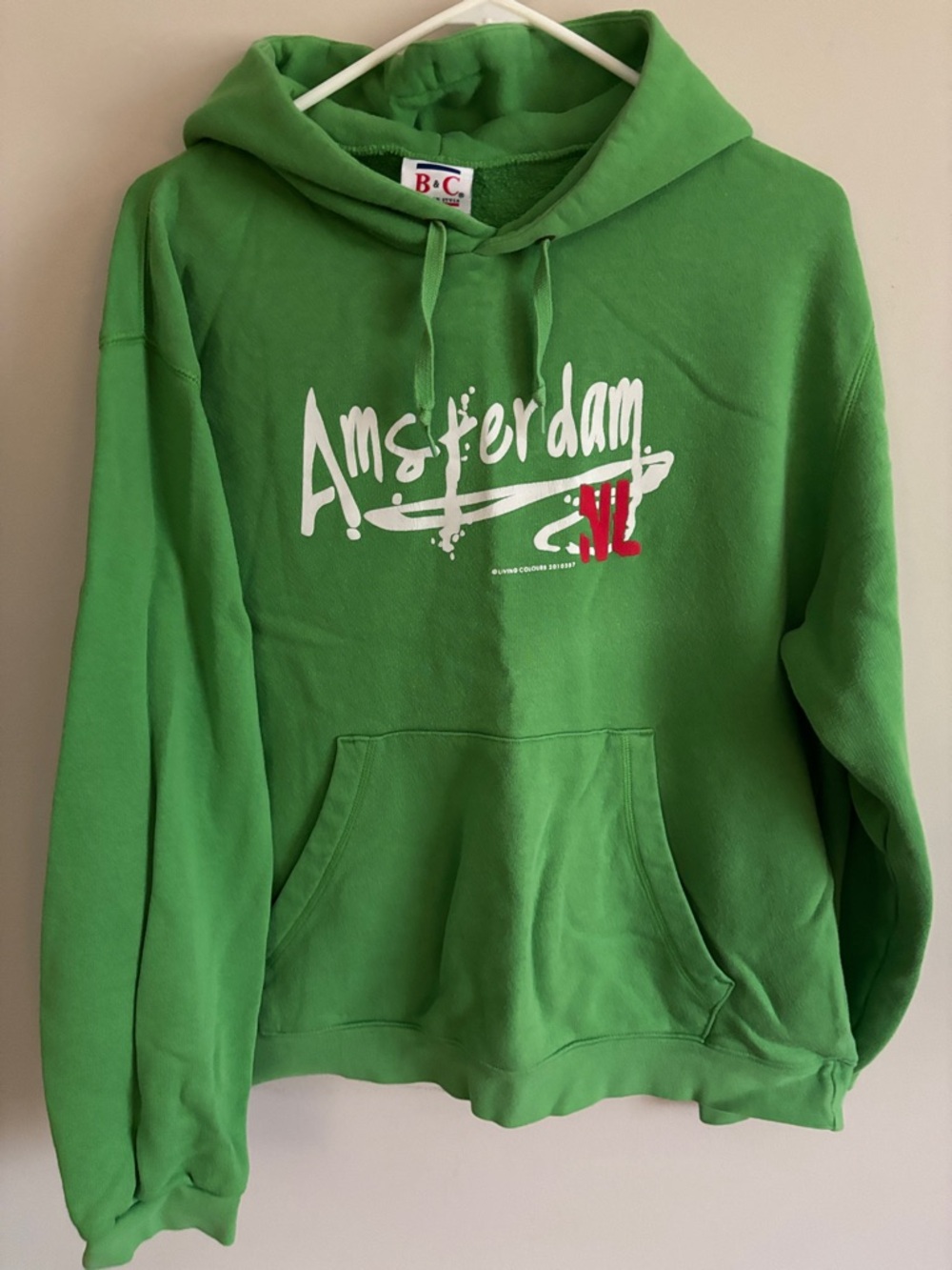 Green Amsterdam Graphic Pullover Hoodie